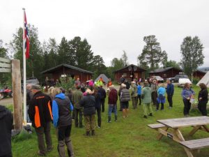Stemningsbilde fra NM i blodspor 2016. Foto: Are Haukaas